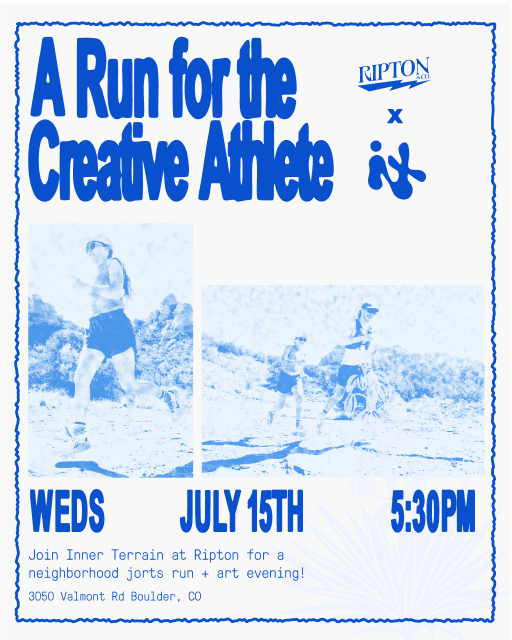 Ripton x Inner Terrain, A Run for the Creative Athlete